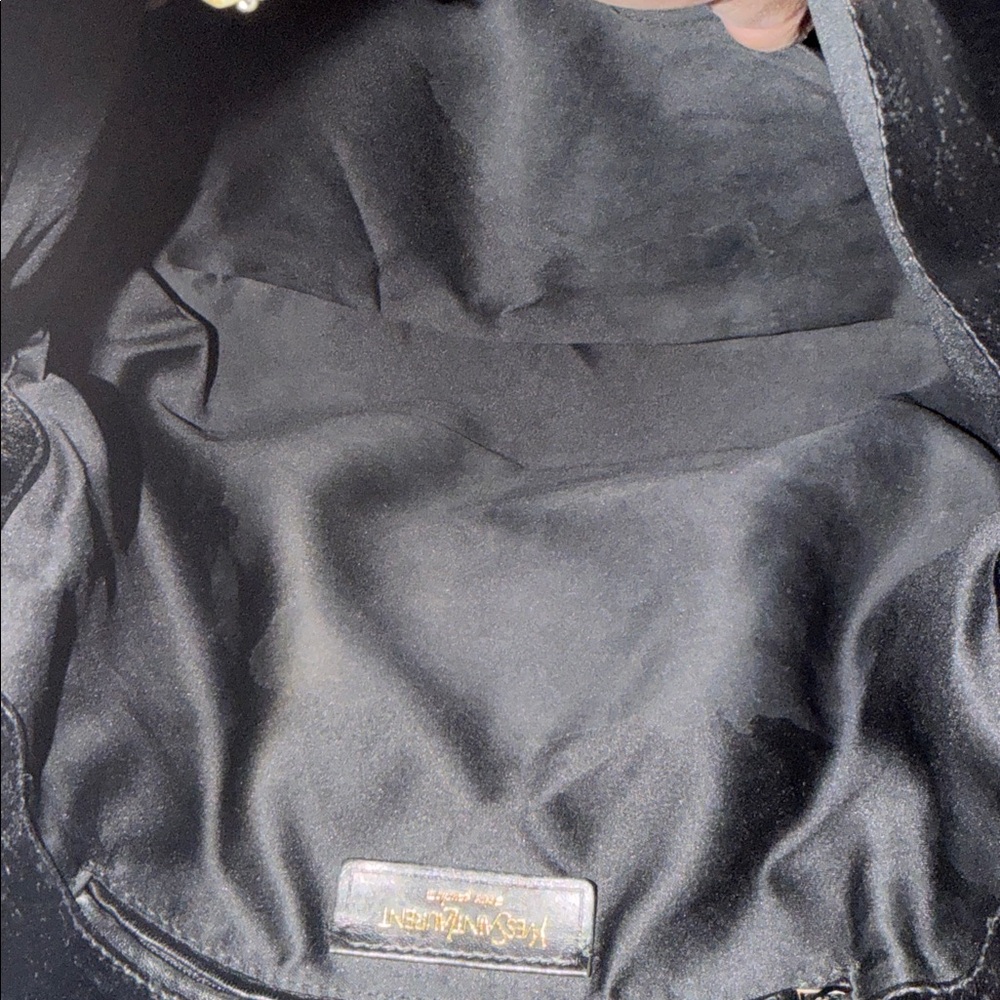 Preloved Vintage YSL Black Crocodile-Embossed great condition - Picture 13 of 15